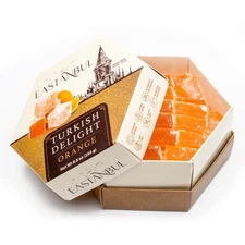 Eastanbul Turkish Delight, 8.8oz, Turkish Delights Candy, with Orange Flavor