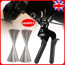 Stainless Steel Cable Tie Gun Zip Metal Tie Wrap Tool Wear Resistance Durable UK