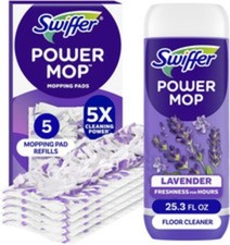 Swiffer Power Mop Refill Pack, Floor Cleaner for Mopping Tile, Vinyl, Laminat CO