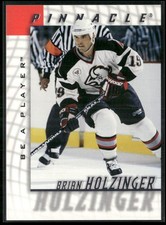 1997-98 PINNACLE BE A PLAYER BRIAN HOLZINGER BUFFALO SABRES #34