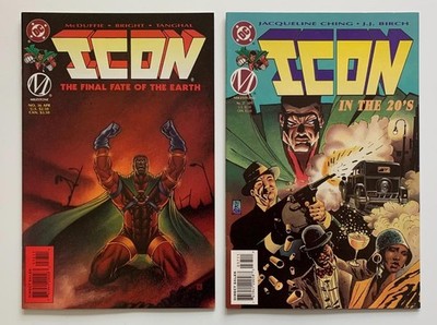 Icon #36 & #37 Milestone. RARE Low Print Run (DC 1996) 2 x VF- condition issues.