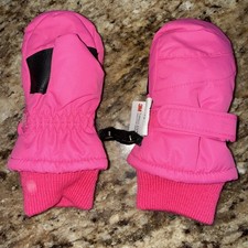 Ski Gloves Girls Pink Wildbreaker  s 3M Thinsulate Insulation Age 1-2