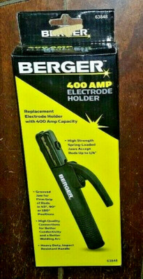 Berger 400 Amp Electrode Holder! Item #63848