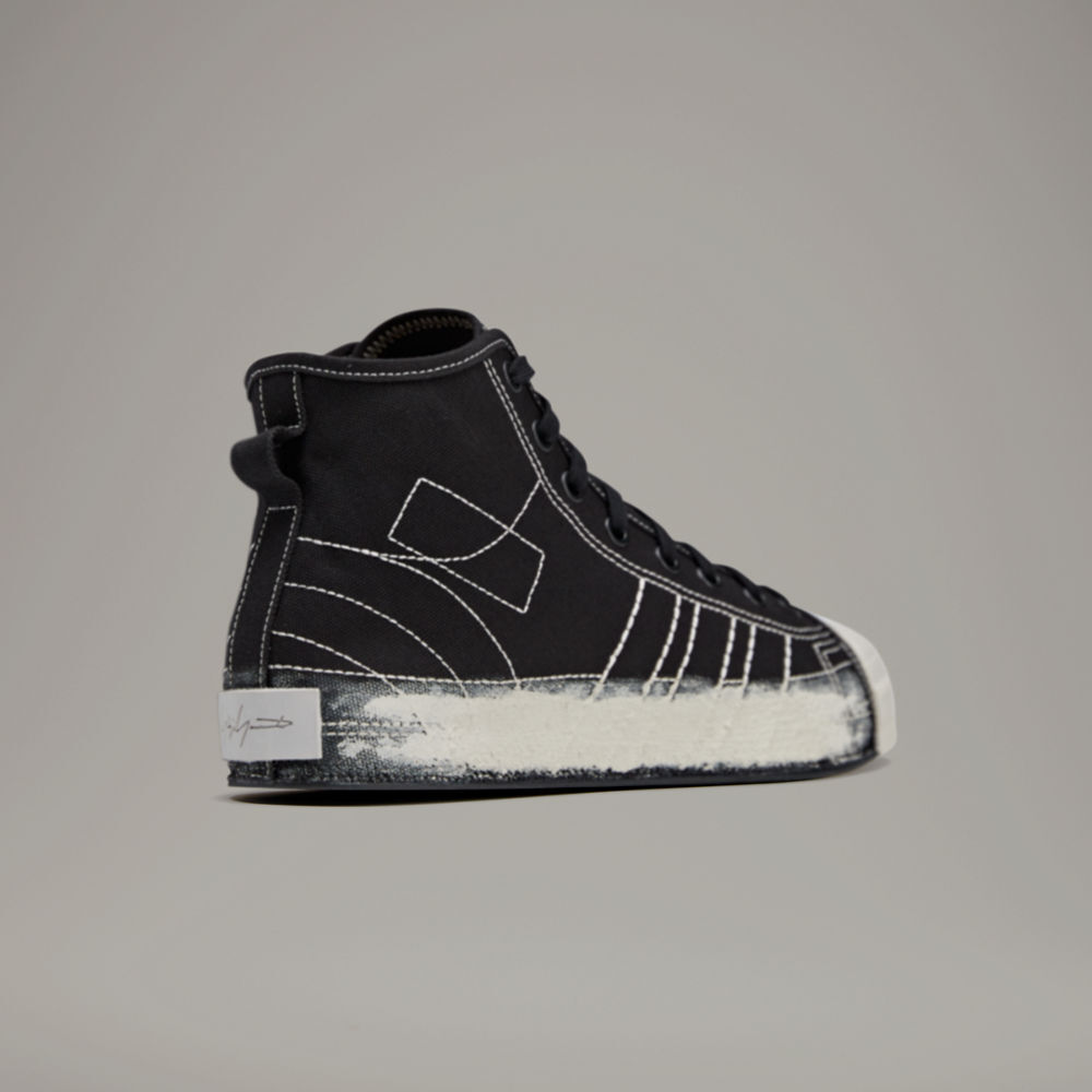 Size 8.5 - adidas Y-3 Nizza High Black Talc for sale online | eBay