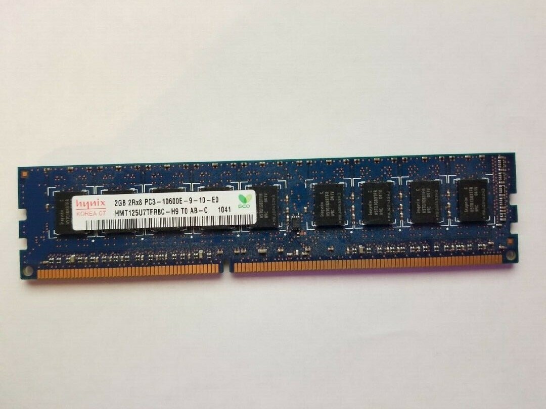 Barrette Mémoire Hynix 4Go DDR3 1600MHz ECC – PC3-12800E – Serveur