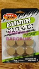 FREE FAST SH! NEW! Bar's Leaks Radiator Stop Leak PRO Formula Dissolving Tablets