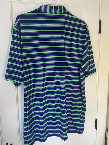 DONALD ROSS MENS STRIPED COLORFUL GOLF SHIRT SIZE XL 0858 - Picture 8 of 10