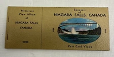 Vintage Souvenir Miniature View Album Niagara Falls Canada Postcards Post Cards