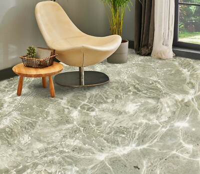 3D Slate Stripes PKE2804 Floor WallPaper Murals Wallpaper Mural Print Bea