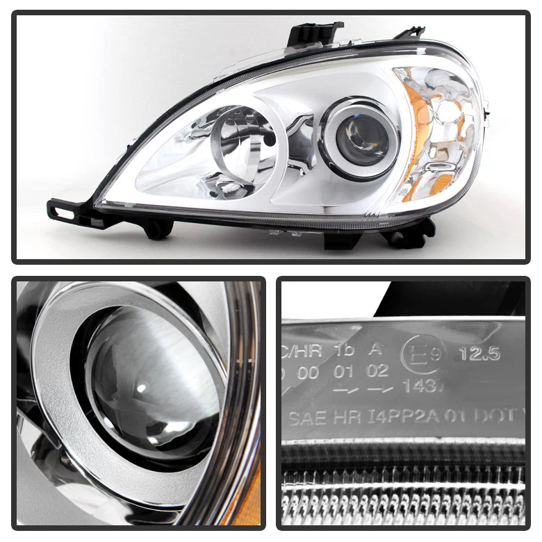 1998-2001 Mercedes-Benz W163 ML320 ML430 Halogen Headlights Headlamps Left+Right - Imagem 2 de 4