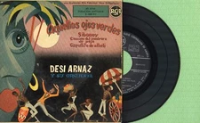 DESI ARNAZ / Aquellos Ojos Verdes - Siboney / RCA 3-20191 Pres Spain 1958 EP VG+