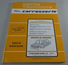 Reparaturanleitung Revue Technique Modell: Simca Horizon Stand 12/1978