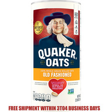 Quaker Old Fashioned Instant Whole Grain Oatmeal, 42 oz Canister