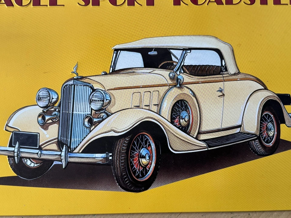 CHEVROLET EAGLE SPORT ROADSTER Embossed Metal Sign - 12" x 16" - Made in the USA - Image 4 of 4