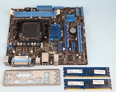 Asus M5A7BL-M LX Plus Micro ATX Motherboard + I/0 Sheild and 8GB RAM mATX