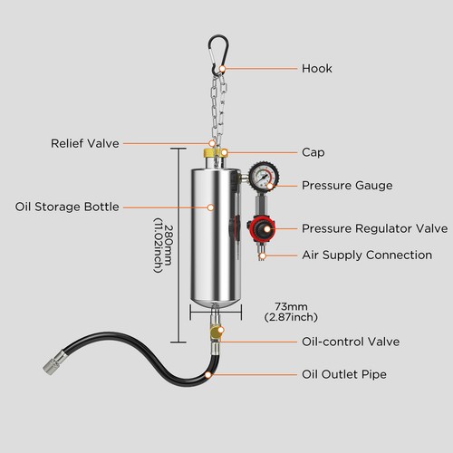 Petrol Injector Tester Cleaning Machine Non-dismantle Intake System Cleaning - Picture 8 of 15