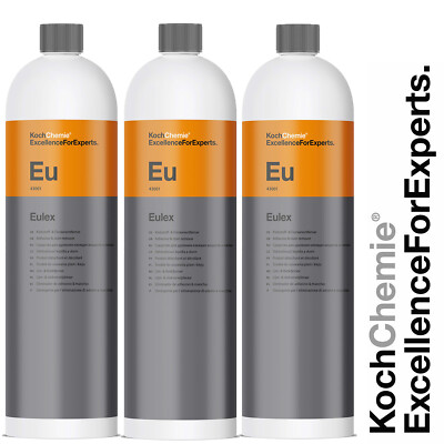 3x Koch Chemie Eulex Klebstoff- und Fleckenentferner 1L