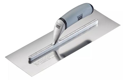 Ragni 11"Feather Edge Hi Lift Handle Stainless Steel Plastering Finishing Trowel - Picture 2 of 2