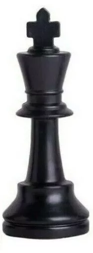 Staunton Triple Weighted Chess Pieces – Full Set 34 Black & White - 4  Queens