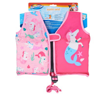 SwimWays Child Swim Vest Mermaid Unicorn New