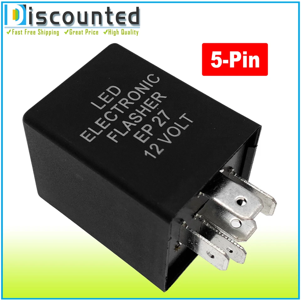 5-Pin Turn Signal LED Flasher Relay Fix For Mazda B2300 B2500 B3000 B4000 Pickup Foto 2 de 4