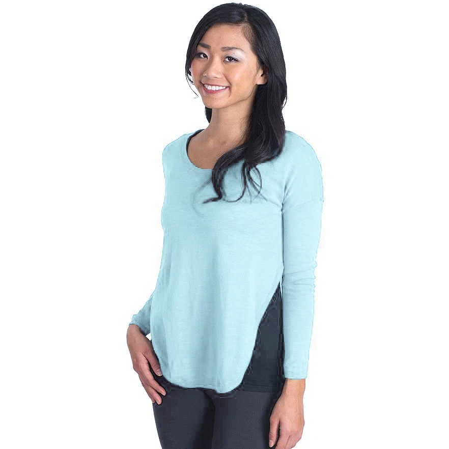 Suéter Pullover Ligero para Mujer Soybu Zahra Aberturas Laterales Altas Pequeño 4-6 Foto 2 de 4