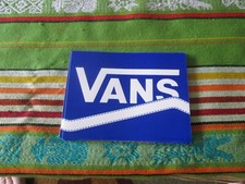 VANS blue sticker skateboard shoes