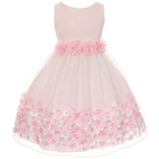 PINK Size 4 Flower Girl Dress Special Occasions Party Bridesmaid Birthday Formal