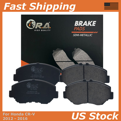 Front Disc Brake Pads for 2012 - 2016 Honda CR-V 2.4L EX-L EX LX SE FWD ONLY