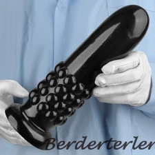 Huge Anal Plug Big Dildo with Beads Butt Plug Vagina Dilator Masturbator Sex Toy