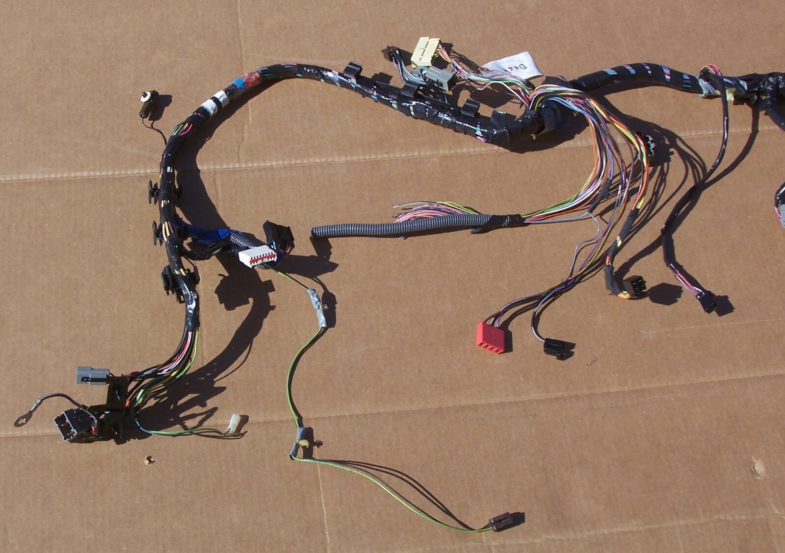 9293 FORD F250 F350 XLT MAIN DASH WIRE HARNESS DIESEL 4X4 E4OD TRANS