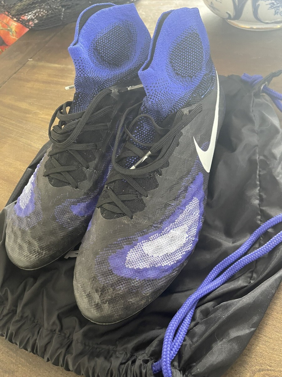 Nike MEN'S Magista Obra II SG Black/White/Paramount Blue SZ