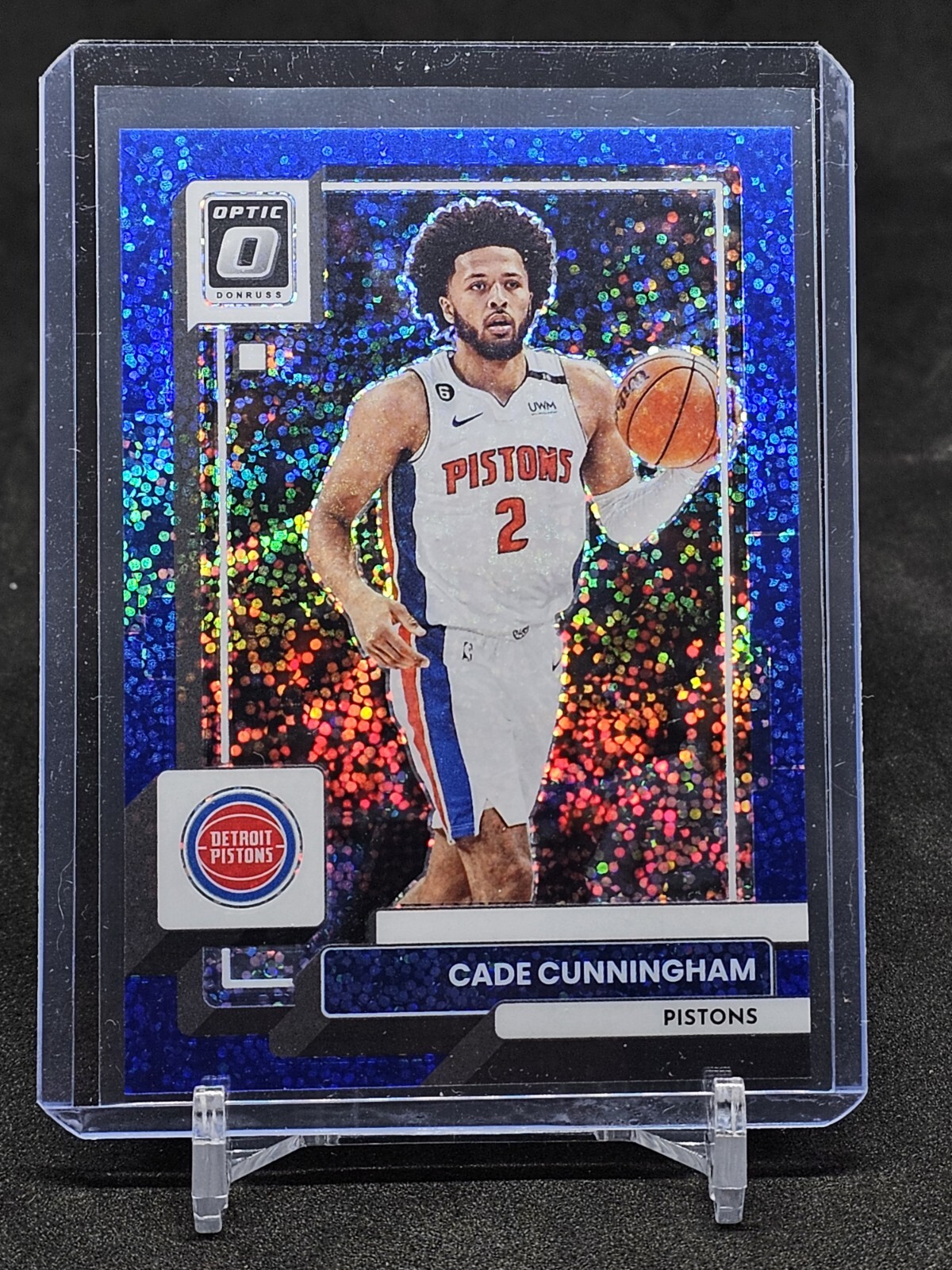 2022-23 Donruss Optic Basketball Blue Sparkle #92 Cade Cunningham /180 Ssp