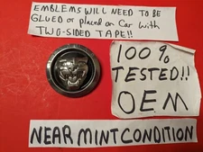 ✅OEM 2009-2011 JAGUAR XF X250 SUPERCHARGED GRILLE EMBLEM CAT GRILL LOGO Nr MINT!