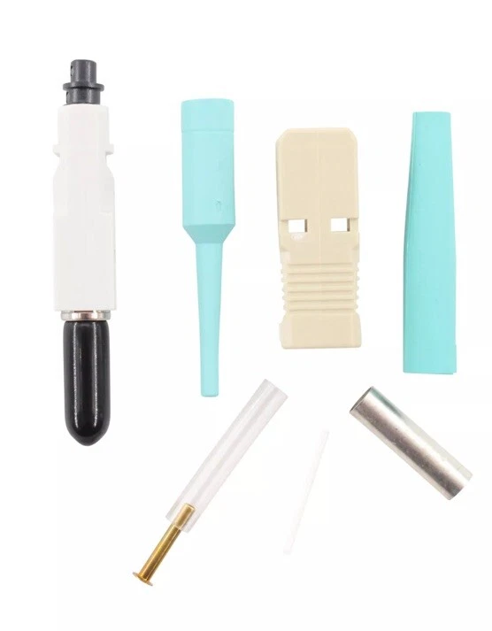 TE Connectivity 6588291-2 Lightcrimp Fiber Optic Connector OM3 SC MM 50UM - Image 3 of 4