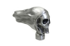 Skull Fender Ornament W Silver Pewter Finish For All Models - Harley Skull Fender Ornament W Silver Pewter Finish For All Models - Harley