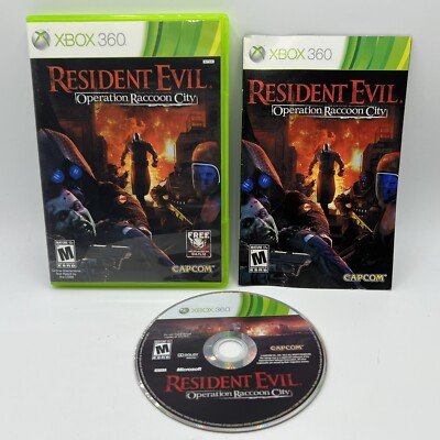 Xbox 360 Resident Evil Operation Racoon City CIB Complete Tested & Working 2012