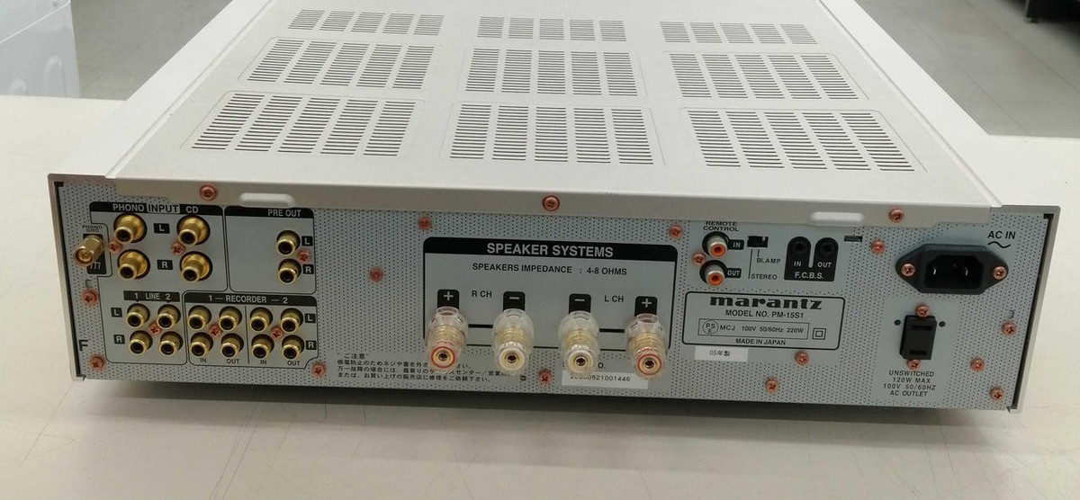 marantz PM-15S1 プリアンプ リモコン付き ◇ marantz マランツ PM-15S1 アンプ リモコン有り 中古 220109A1067
