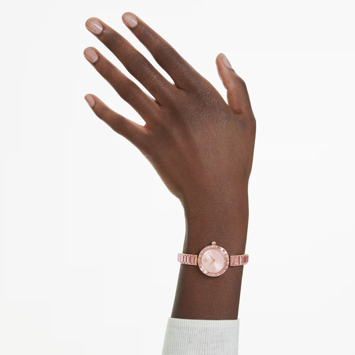 Swarovski Matrix Bangle Watch, Crystal Bracelet, Pink, Rose Swarovski Matrix Bangle Watch, Crystal Bracelet, Pink, Rose