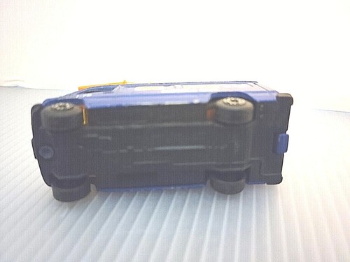 1989 Matchbox TV News Truck Van 3" 1:73 Mobile One Blue Mercedes Macau clean - Picture 6 of 6