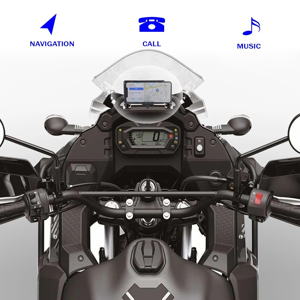 For Kawasaki KLR650 KLR 650 2022 2023 USB Charging Phone Stand Holder