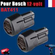 2X Batterie pour Bosch GBA 10.8V BAT411 12V Li-ion GSR GDR GOP GSB BAT412 4,0Ah