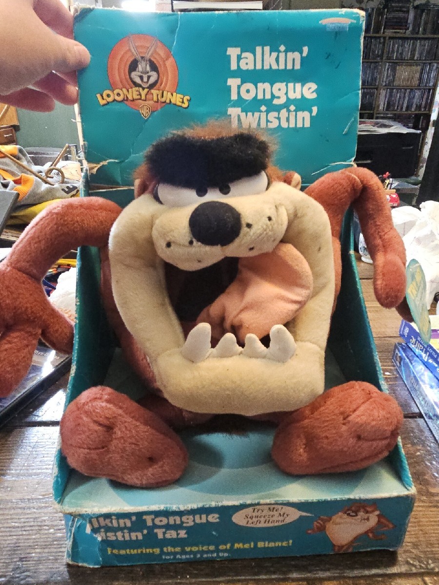 LOONEY TUNES TASMANIAN DEVIL TALKIN' TONGUE TWISTIN' TAZ TALKING