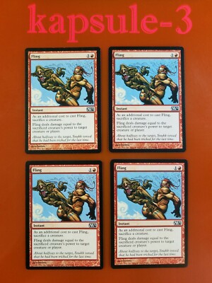 4x Fling | M12 Magic 2012 | MTG Magic Cards | eBay