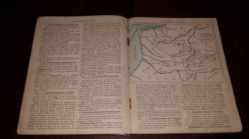 GEOGRAPHIE DU DEPARTEMENT DU NORD - B. Marcel 1907 - Nord - Pas-de-Calais - Picture 2 of 3