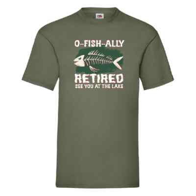 O-Fish-Ally Retired See You At The Lake T-Shirt Small-2XL