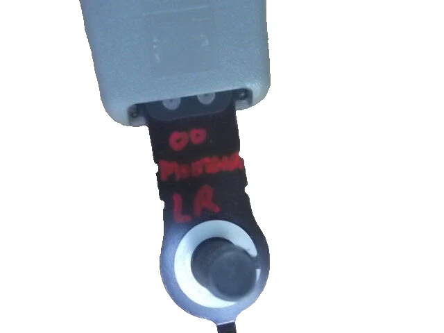 Pontiac Montana 1999-2005 trasero izquierdo tercera fila cinturón de seguridad hebilla gris OEM Foto 3 de 3