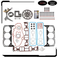 Fits Express 1500 2500 GMC Isuzu 4.3L Timing Chain Kit W/ Cover Gasket Bolt Set