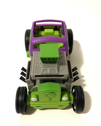 Imaginext DC Superfriends The Joker purple Car And Riddler Hot Rod With Figures - Picture 5 of 10