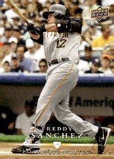 2008 Upper Deck First Edition Update #446 Freddy Sanchez Pittsburgh Pirates